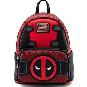 Loungefly Red and Black Backpack